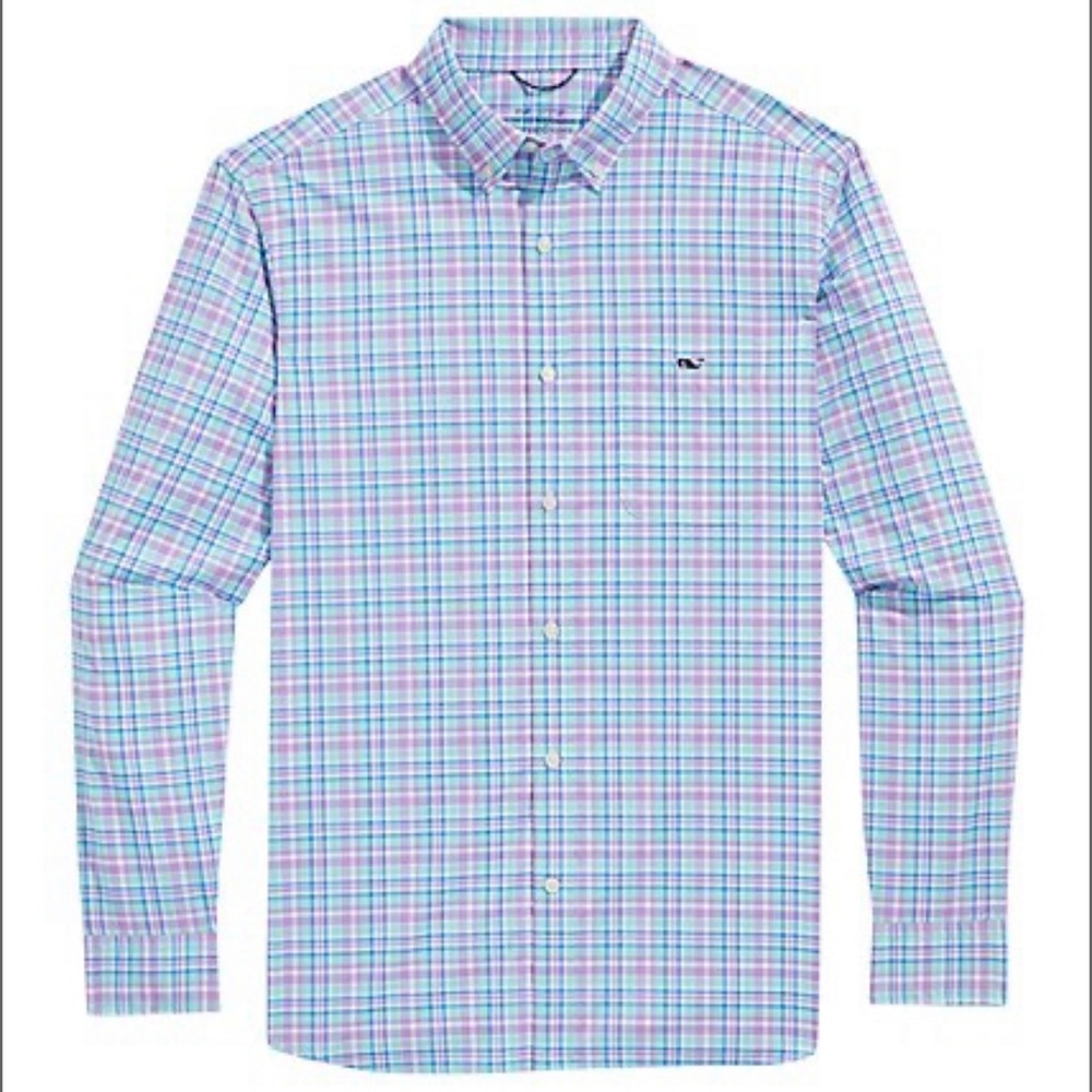 vineyard vines On-the-Go Plaid Shirt